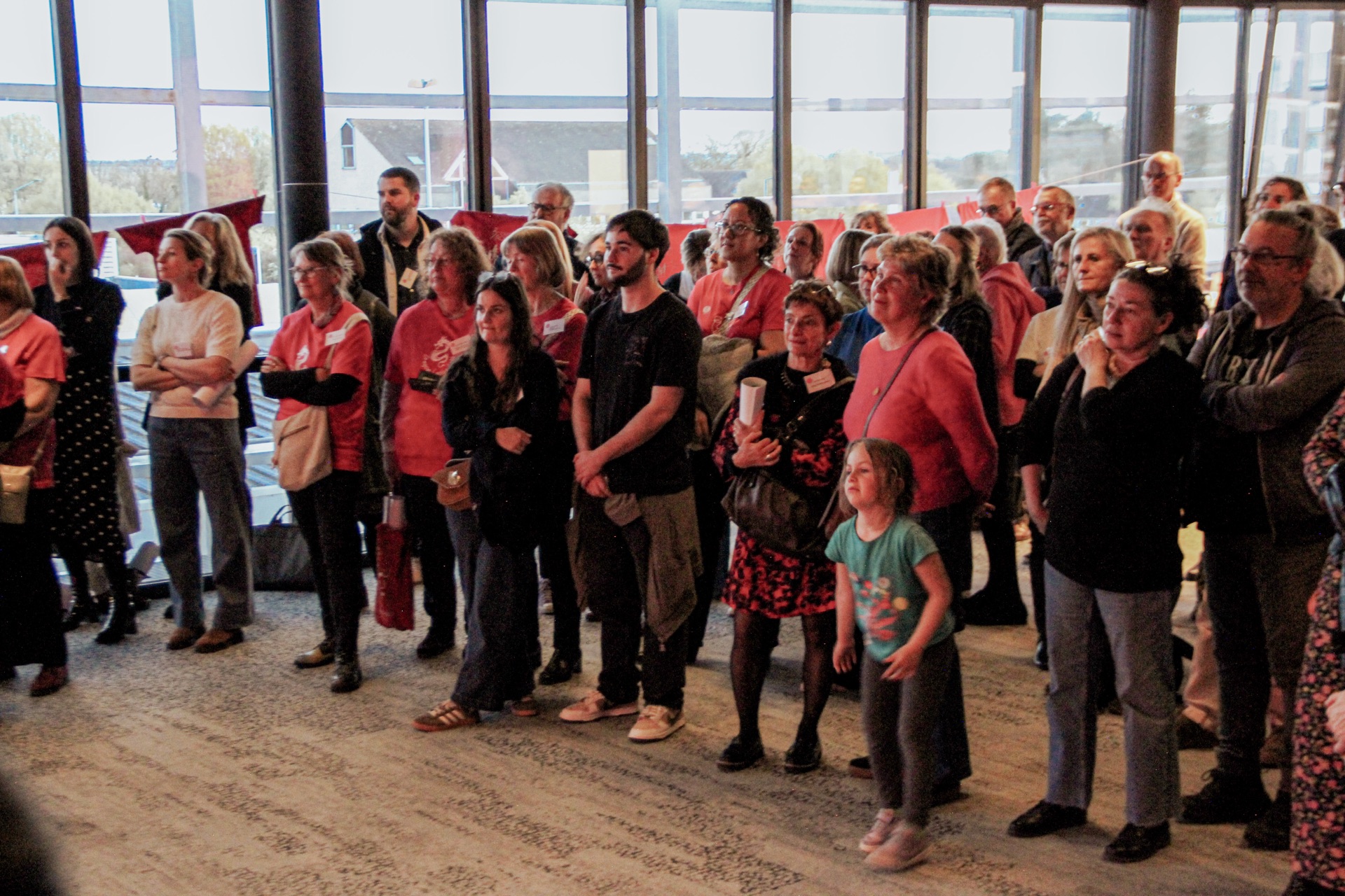 Participants mobilisés lors d'un événement du Comité Féminin 49